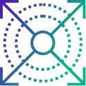 Scalable & serverless architecture icon
