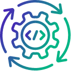 End-to-end AI lifecycle icon