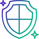 Built-in safety & governance icon