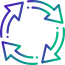 Scalable & serverless architecture icon